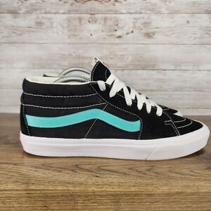 Vans Skate Mid Classic Sport Black Waterfall shoes size Mens 9 Womens 10.5